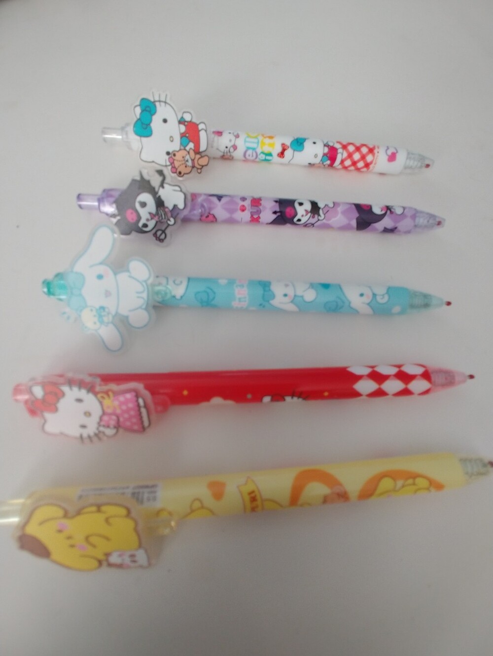 Sanrio Character Ballpoint Pen Set - Hello Kitty & Friends (Assorted Colors)
